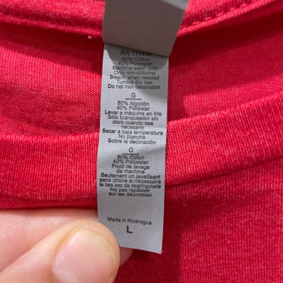 Beef Loving Texans T-shirt Red Ladies Large - Picture 4 of 6